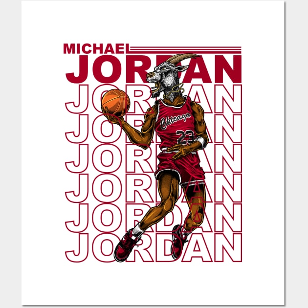 Michael Jordan 23 Basketball Wall Art by Bernards